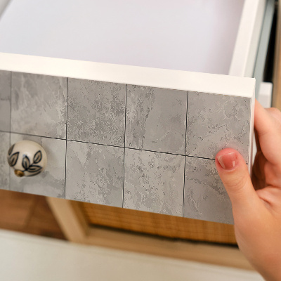 Samolepilna folija za pohištvo Sive ploščice