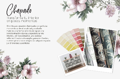 Samolepilna folija za pohištvo Črno-beli vzorec