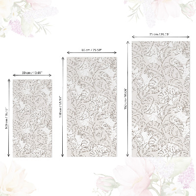 Folija za pohištvo Listi monstere