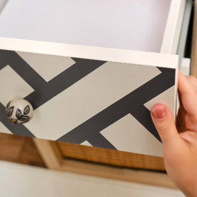 Nalepka za pohištvo Preprosta pletenica