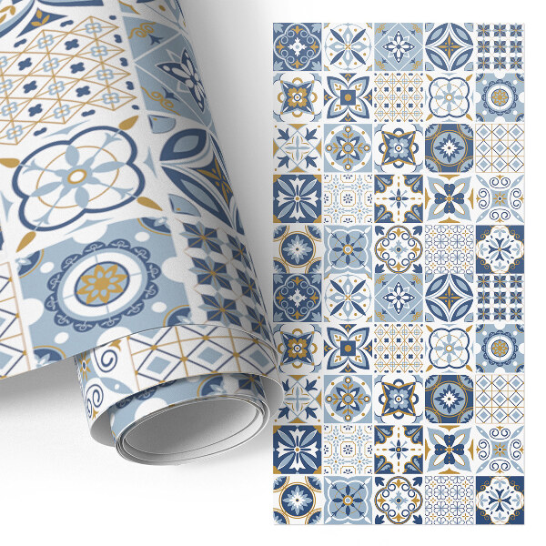 Samolepilna tapeta za pohištvo Retro ploščice