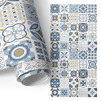 Samolepilna tapeta za pohištvo Retro ploščice