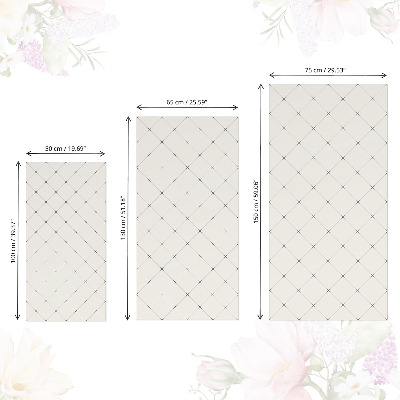 Nalepka za pohištvo Geometrijski rombi