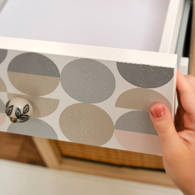 Samolepilna tapeta za pohištvo Geometrijski pasteli