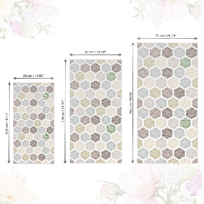 Folija za pohištvo Šesterokotni mozaik