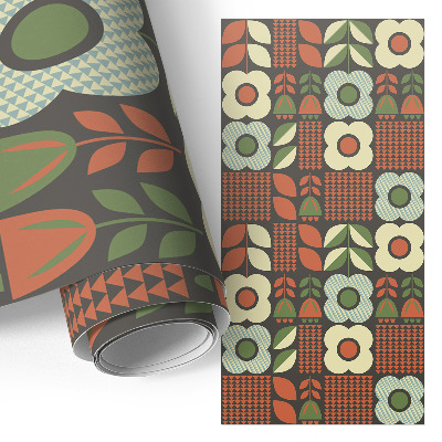 Nalepka za pohištvo Ljudska folklora cvetja