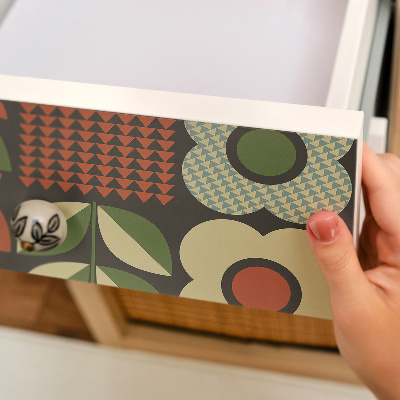 Nalepka za pohištvo Ljudska folklora cvetja