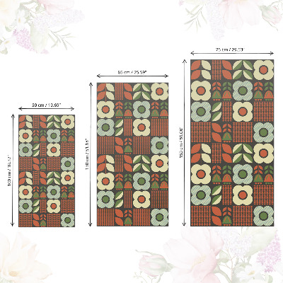 Nalepka za pohištvo Ljudska folklora cvetja