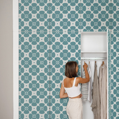 Nalepka za pohištvo Cvetlična geometrija