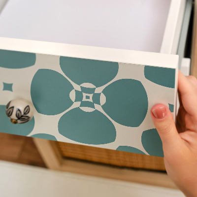 Nalepka za pohištvo Cvetlična geometrija