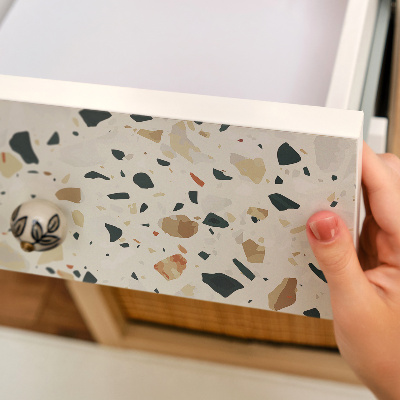 Samolepilna tapeta za pohištvo Kamnita posoda