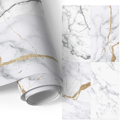 Samolepilna tapeta za pohištvo Marmorna eleganca