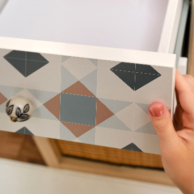 Samolepilna folija za pohištvo Geometrijska kompozicija