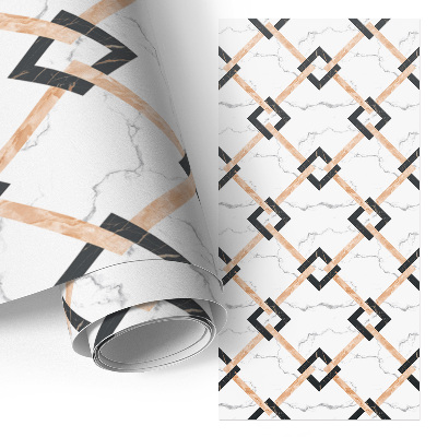 Samolepilna tapeta za pohištvo Pletenica na marmorju