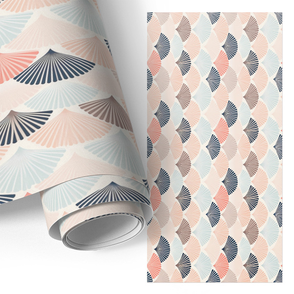 Samolepilna tapeta za pohištvo Pastelni ventilatorji