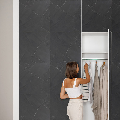 Pohištvena folija Črni marmor