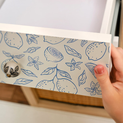 Samolepilna folija za pohištvo Vzorec citrusov