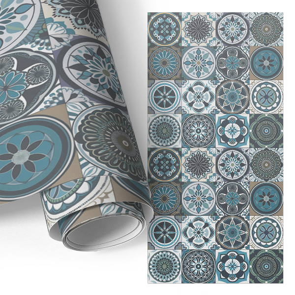 Samolepilna tapeta za pohištvo Mandala ploščice