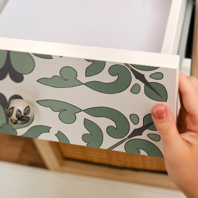 Samolepilna folija za pohištvo Zeleni okrasek