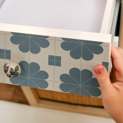 Samolepilna folija za pohištvo Cvetlična geometrija