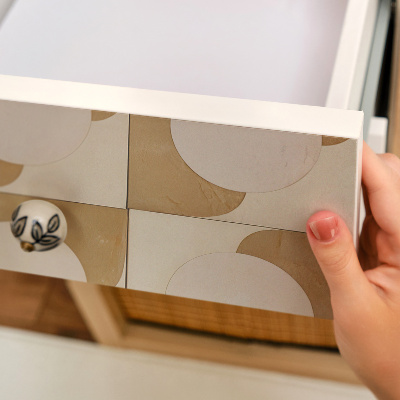 Nalepka za pohištvo Gorčične oblike