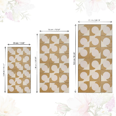 Nalepka za pohištvo Gorčične oblike