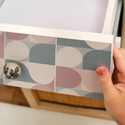 Folija za pohištvo Geometrijski pasteli