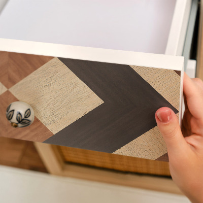 Samolepilna folija za pohištvo Leseni kvadratki