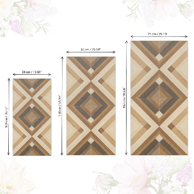 Samolepilna folija za pohištvo Leseni mozaik