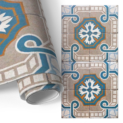 Samolepilna tapeta za pohištvo Antične ploščice