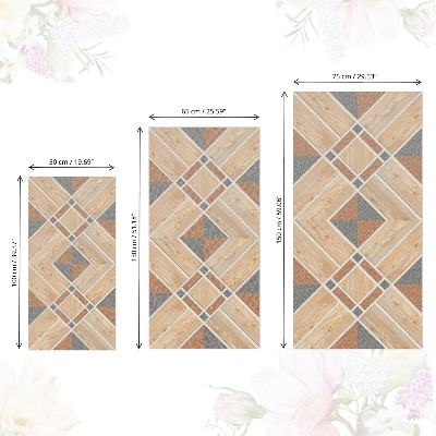 Samolepilna folija za pohištvo Leseni mozaik