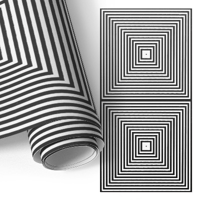 Folija za pohištvo Iluzija kvadratov