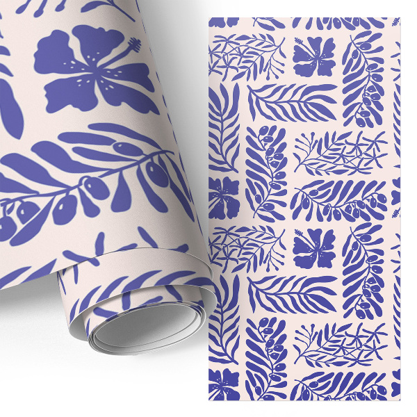 Samolepilna folija za pohištvo Botanični vzorci