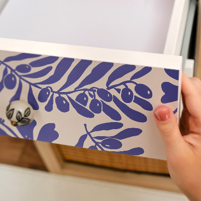 Samolepilna folija za pohištvo Botanični vzorci