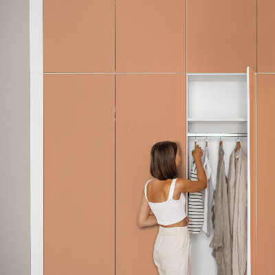 Samolepilna tapeta za pohištvo Pastelno oranžna