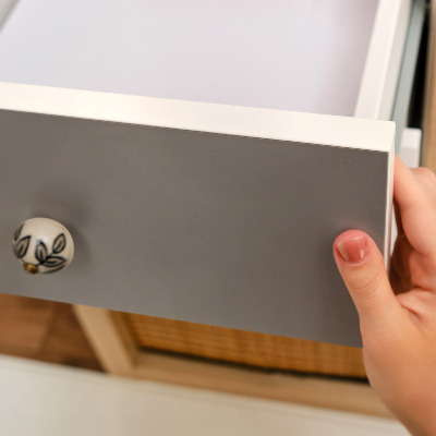 Samolepilna tapeta za pohištvo Temno siva