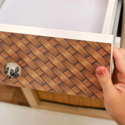 Samolepilna folija za pohištvo Pletenje iz vrbovega protja