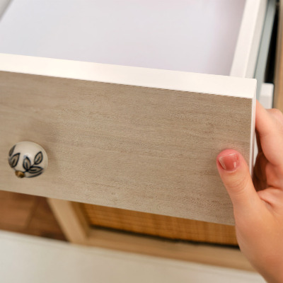 Samolepilna tapeta za pohištvo Bež les