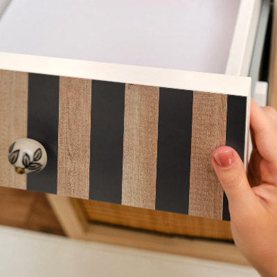 Samolepilna folija za pohištvo Široke letvice