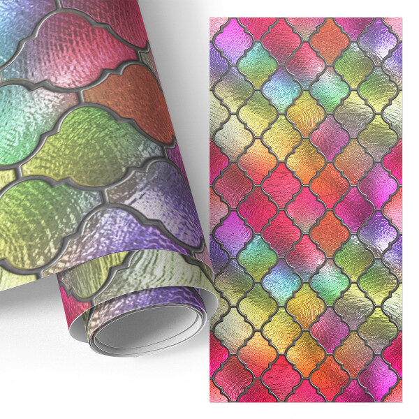 Samolepilna folija za pohištvo Mavrični vitraž