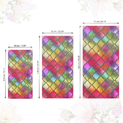 Samolepilna folija za pohištvo Mavrični vitraž