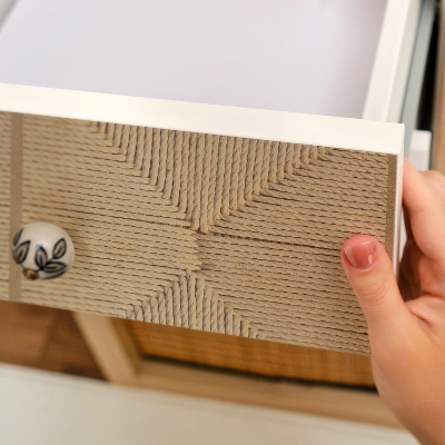 Folija za pohištvo Pletena geometrija