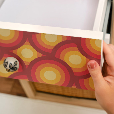 Samolepilna folija za pohištvo Barviti krogi