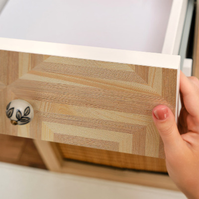 Folija za pohištvo Lesena geometrija