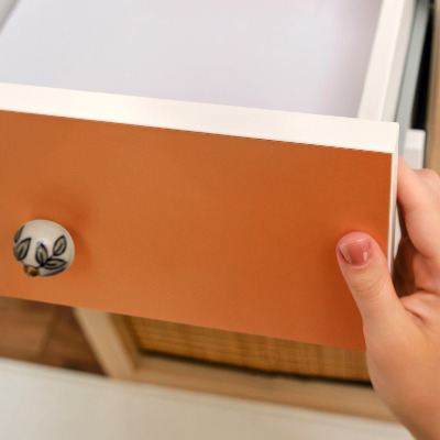 Nalepka za pohištvo Močna oranžna