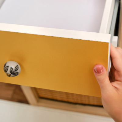 Samolepilna folija za pohištvo Živo oranžna