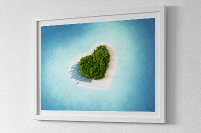 Slika iz maha Otok v obliki srca
