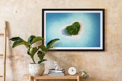Slika iz maha Otok v obliki srca