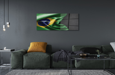 Steklena slika Zastava brazilije