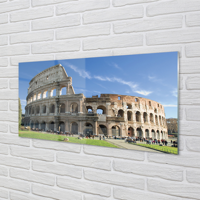 Steklena slika Rim kolosej